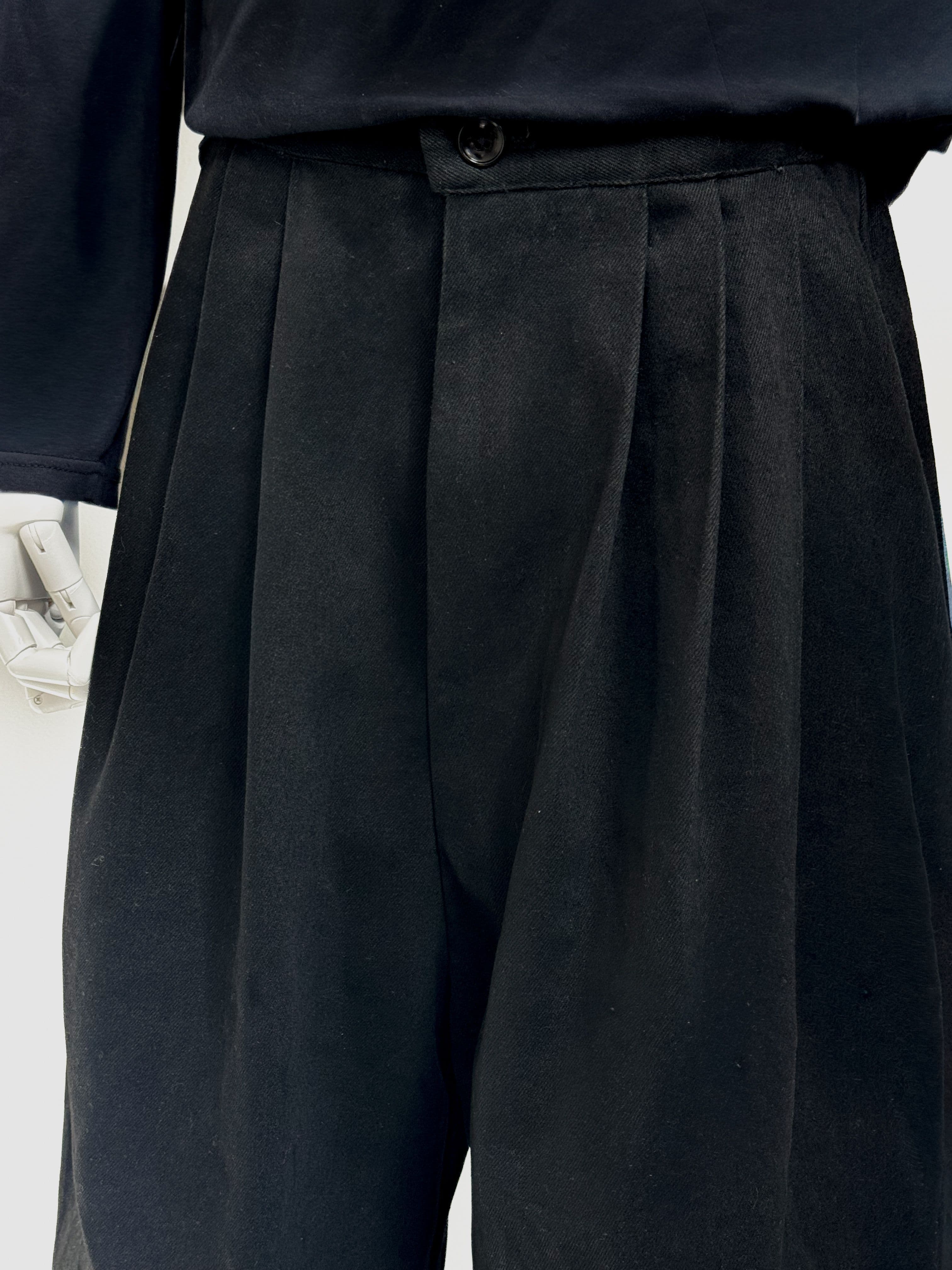 Aso Denim Black Trousers