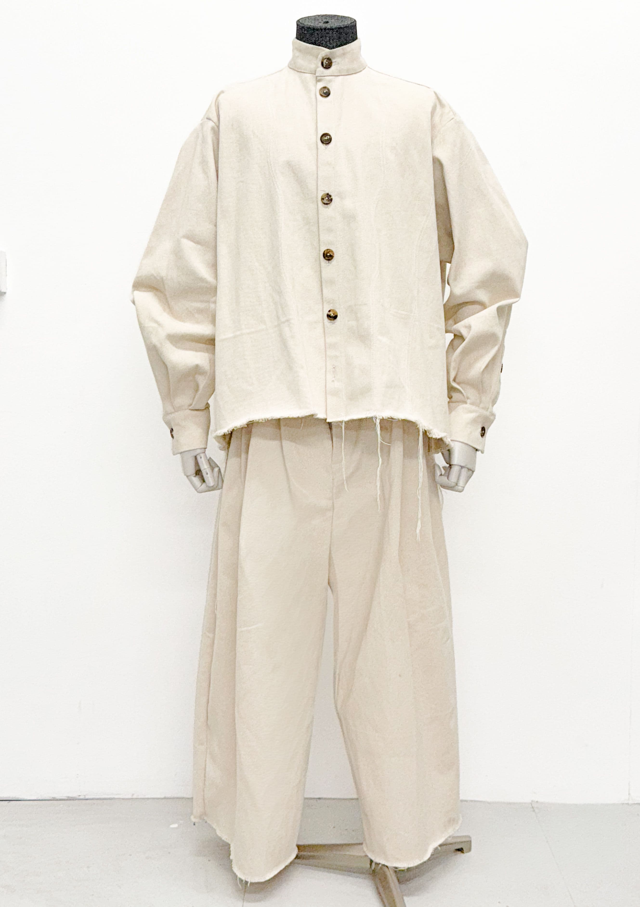 Aso Denim Beige Set